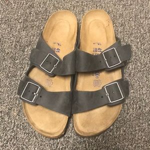 Black Arizona Birkenstocks